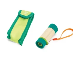 Télescope réglable en bambou Hape à partir de 5 ans - 15 x 5,1 x 15 cm