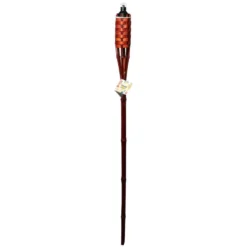 Torche en bambou avec réservoir à huile Estivade - 150 cm