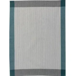 Torchon recyclé Dinis coloris bleu - 50 x 70 cm