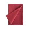 Torchon uni bordeaux en coton - 50 x 70 cm