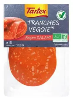 Tranches végétariennes épicées au blé bio Evernat - 100 g