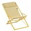 Transat transaswing colorblock Lafuma coloris jaune en acier - 60 x 83 x 91 cm
