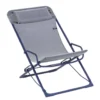 Transat transaswing colorblock Lafuma coloris bleu structure en acier et toile - 60 x 83 x 91 cm