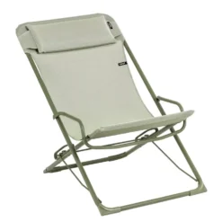 Transat transaswing colorblock Lafuma coloris vert en acier - 60 x 83 x 91 cm