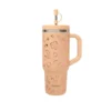 Travel cup isotherme en inox Qwetch Moani abricot - 900 ml