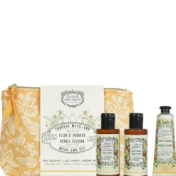 Trousse de voyage fleur d’oranger Panier des Sens - les 3 pièces