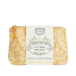 Trousse de voyage fleur d’oranger Panier des Sens - les 3 pièces