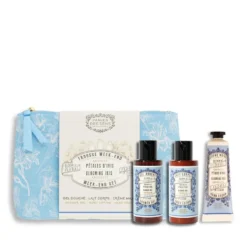 Trousse de voyage pétale d’iris Panier des Sens - les 3 pièces