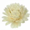 Tête de fleur de Sola blanche à suspendre Naturalys - Ø 25 cm