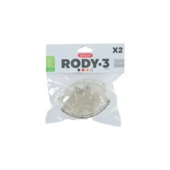 Tube coudé Rody gris transparent 10x6x3 cm