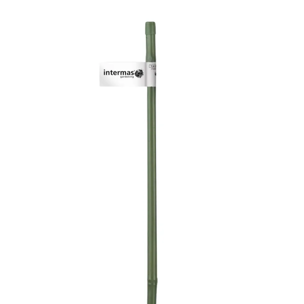 Tuteur bambou plastifié coloris vert Ø 12/16 mm x 1,20 m