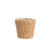 Vannerie naturelle en jacinthe d’eau – 15 x 14 x 12 cm