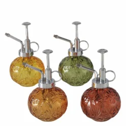 Vaporisateur à plantes en verre laqué multicolore Fresh - Ø 9 x H 16 cm