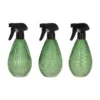 Vaporisateur vert en verre structuré - 10 x 9 x 20,5 cm