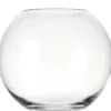Vase boule en verre transparent Leonardo Boccia - Ø 20 cm