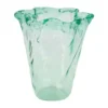 Vase en verre recyclé transparent petit modèle - Ø 17 x H 20 cm