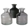 Vase Joku coloris noir en verre - Ø 8 cm