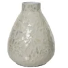 Vase large blanc Capiz - 17 x H 20 cm