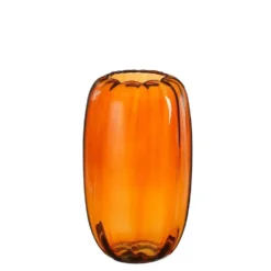 Vase Ricci coloris marron en verre - Ø 15 cm
