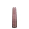 Vase soliflore en verre marron transparent Xandra - Ø 7 x H 30,5 cm