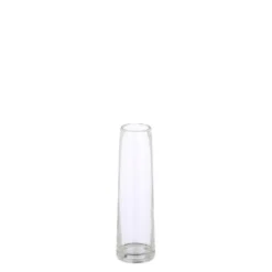 Vase soliflore en verre transparent Edelman Xandra - Ø 7 x H 23,5 cm