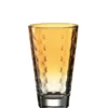 Verre 30 cl LD coloris abricot Optic Pastel - Ø 8 x 13,2 cm