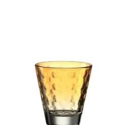 Verre 25 cl WH coloris abricot Optic Pastel - Ø 8,5 x 9 cm