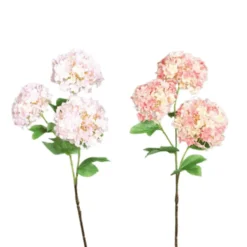 Viburnum artificiel 3 ombelles - 60 cm