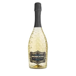 Vin blanc pétillant bio Muse Moscato Dolce. La bouteille de 75 cl