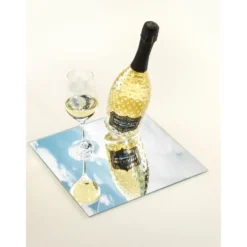 Vin blanc pétillant bio Muse Moscato Dolce. La bouteille de 75 cl