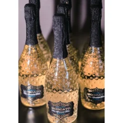 Vin blanc pétillant bio Muse Moscato Dolce. La bouteille de 75 cl