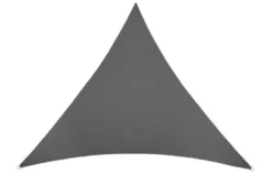 Voile d'ombrage triangulaire Rivage coloris gris - 3,6 x 3,6 m