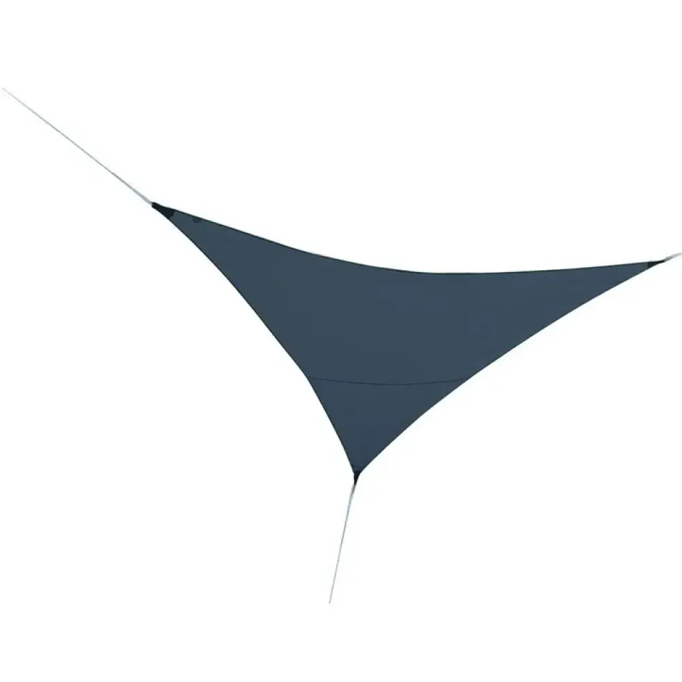 Voile d'ombrage triangulaire gris ardoise 3 x 3 m
