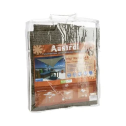 Voile triangulaire en toile marron havane Jardiline Austral - 3,6 m